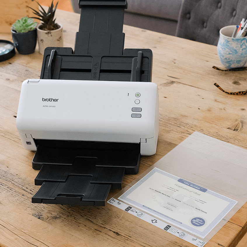 ADS3100 Scanner de Mesa Brother Brasil